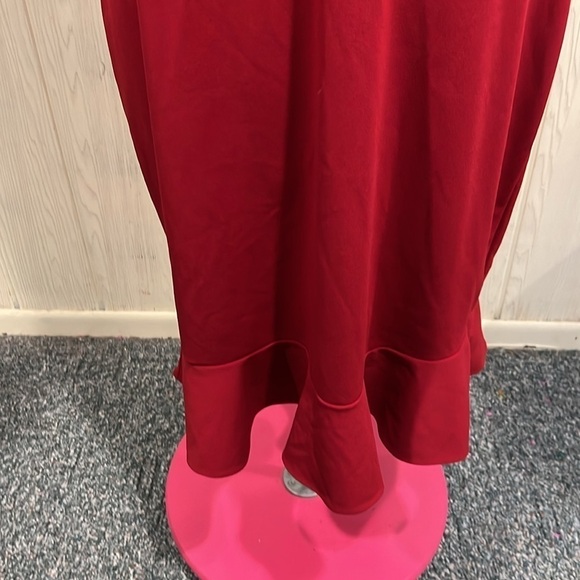 Kasper Crimson Red Flutter Sleeve Sheath Dress NWT - Picture 3 of 14
